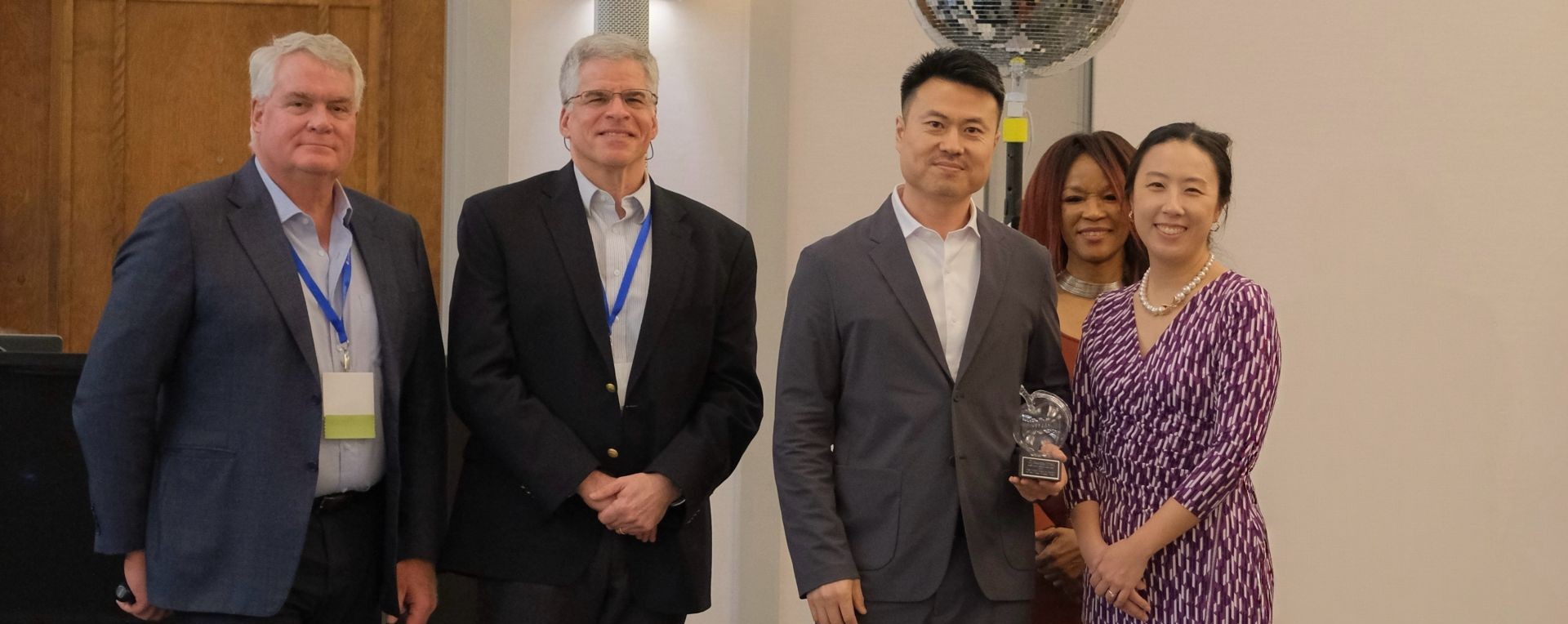 researchers receiving an award