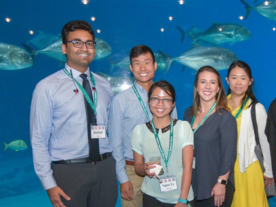 researchers at conference
