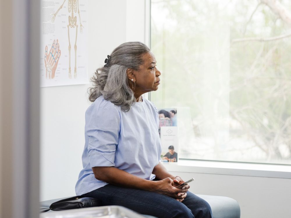 patient waiting in clinic