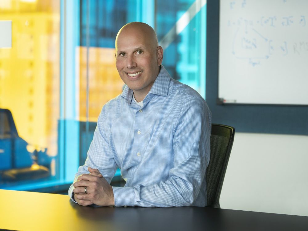 researcher in office