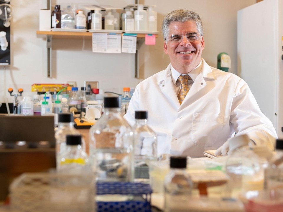 researcher in lab