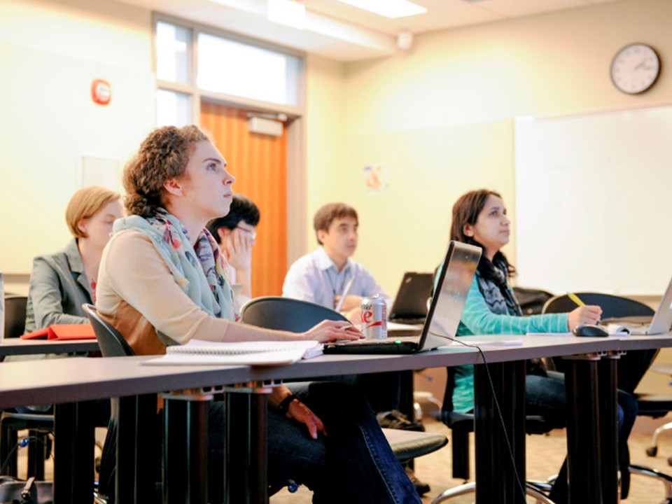 students in classroom