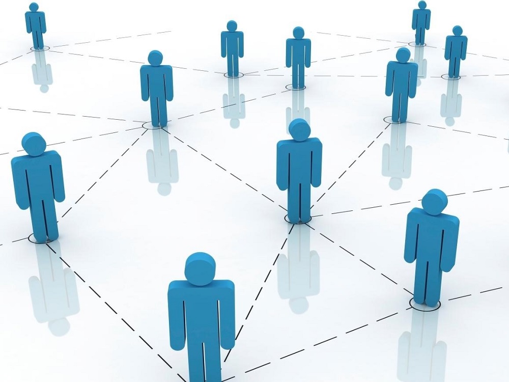 illustration of networking