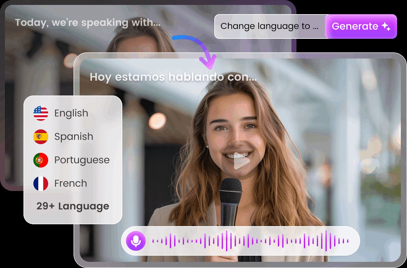 ai dubbing of video