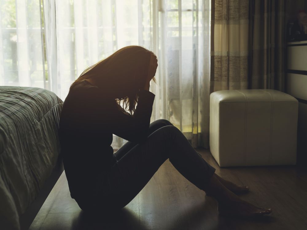 person experiencing schizophrenia 