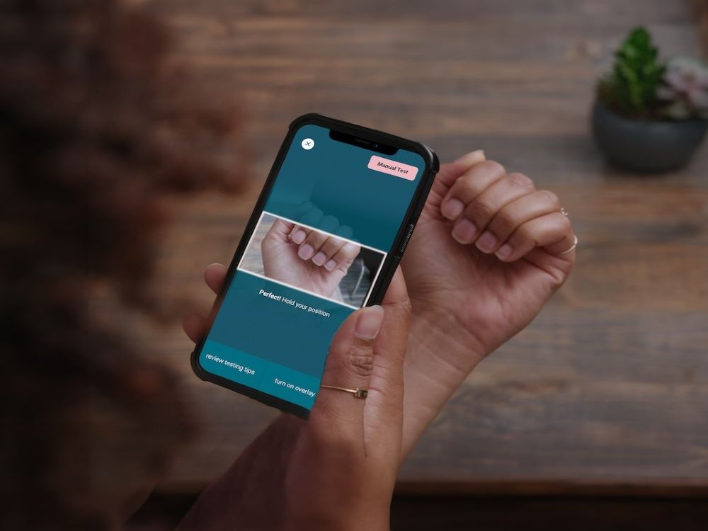 anemia image on phone