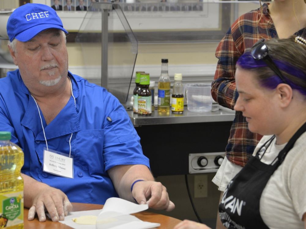 scientists working