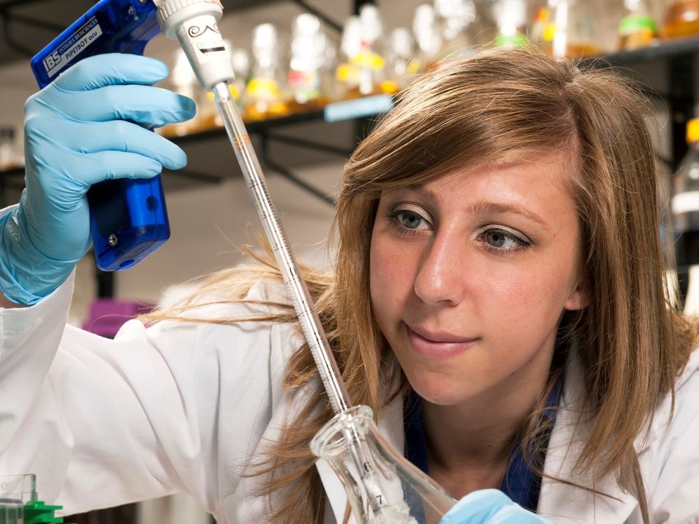 researcher in lab