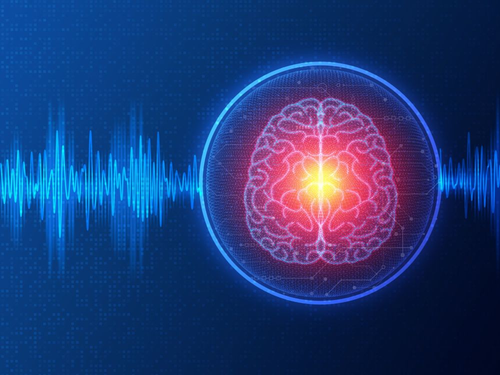 illustration of brain activity